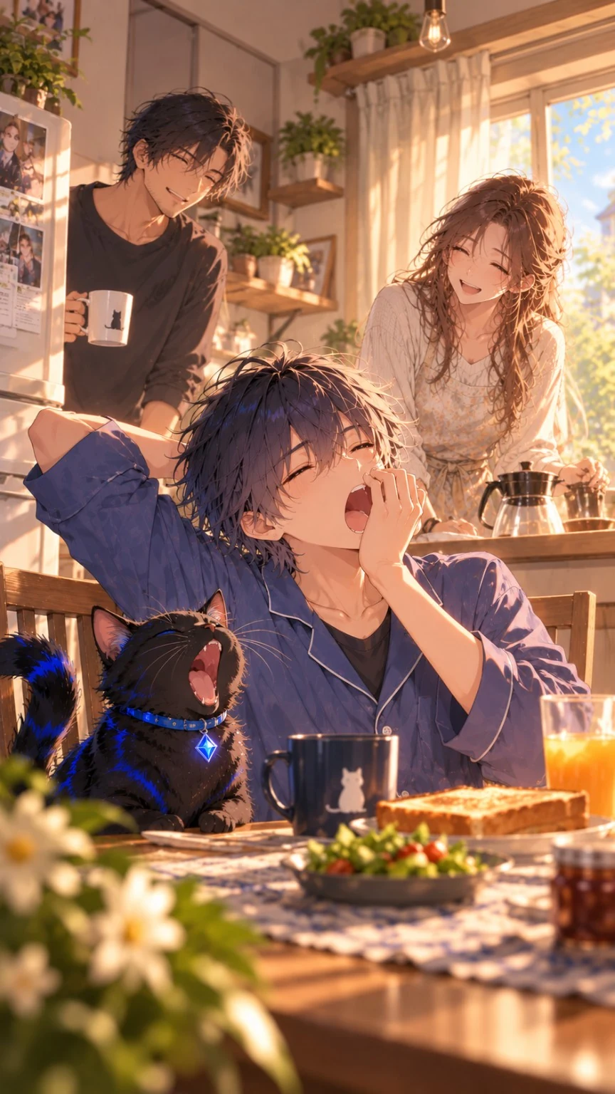 第1話の朝食の挿絵