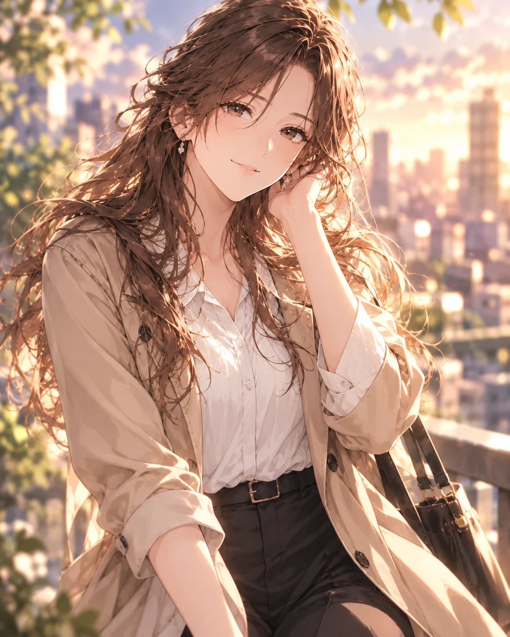 蒼宮香織の人物紹介イラスト