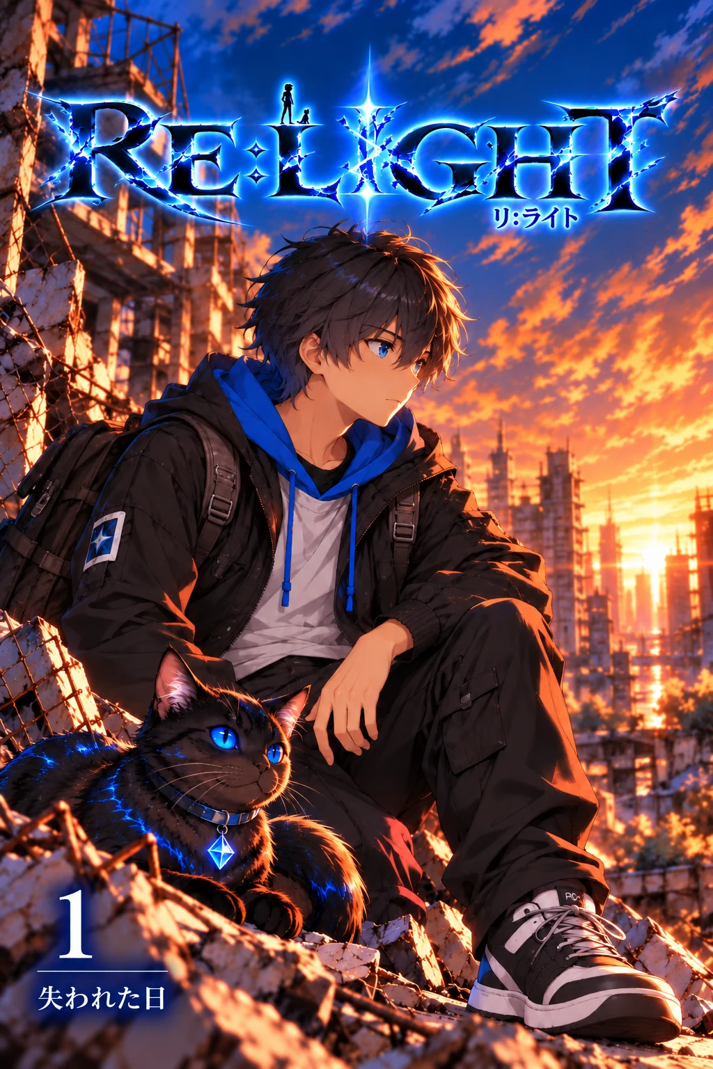 RE:LIGHT 第一巻『失われた日』の表紙